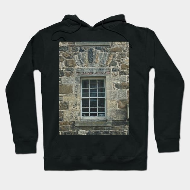 The Keep Smiling Window, Stirling Hoodie by MagsWilliamson